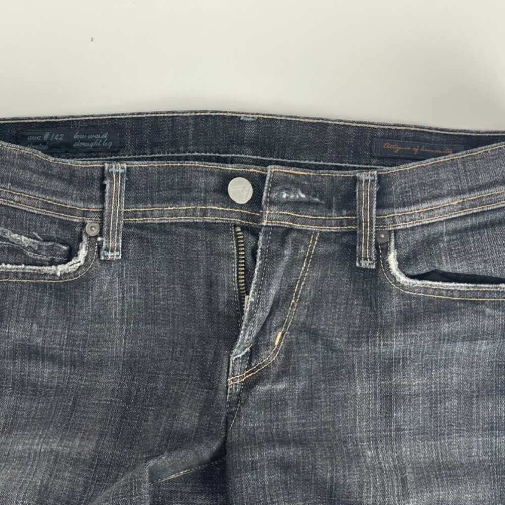 Citizens of Humanity Ava #142 Low Waist Straight Leg Stretch Jeans Size 28